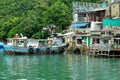 Fishing Village of Lei Yue Mun Royalty Free Stock Photo