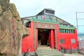 Tin Hau Temple at Fishing Village of Lei Yue Mun Royalty Free Stock Photo