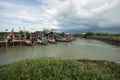 The fishing village local Thailand