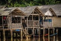 A fishing village near a mangrove forest called Bor Hin Farmstay in Trang Province Royalty Free Stock Photo