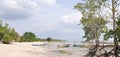 Fishing village panorama Royalty Free Stock Photo