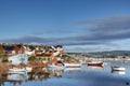 Fishing village port Royalty Free Stock Photo