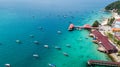 Fishing Village in Pulau Perhentian Kecil, Terengganu Royalty Free Stock Photo