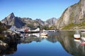 Fishing Village Reine Lofoten Norway Royalty Free Stock Photo