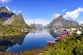 The fishing village of Reine, Norway Royalty Free Stock Photo