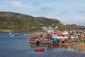 The fishing village of Teriberka in the mountains in the north.