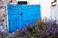 The Fishing Village at Therasia on the island of Santorini in the Cyclades island in Greece. Royalty Free Stock Photo