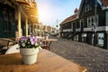 Fishing village volendam in the netherlands Royalty Free Stock Photo