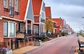 Fishing village Volendam panoramic view Holland Netherlands Royalty Free Stock Photo