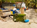 A fishing village in the windward islands Royalty Free Stock Photo