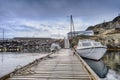 Fishing village Ãâ¦ in Lofoten, Norway Shot from Marina at Hamnoy and Akkarvika Islands