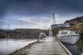 Fishing village Ãâ¦ in Lofoten, Norway Shot from Marina at Hamnoy and Akkarvika Islands.