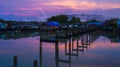 Sea beautiful good morning sunrise at Ban Sam Chong Tai