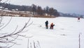 Fishing. Winter fishing in cold regions