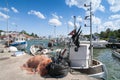 Fishingboats Grisslehamn Sweden Royalty Free Stock Photo