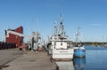 Fishingboats moored in Oxelosund Sweden