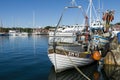 Fishingboats Nynashamn archipelago town Royalty Free Stock Photo