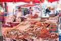 Fishmarket of Catania, Sicily, Italy Royalty Free Stock Photo