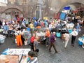 Fishmarket in the heart of Catania - Sicily - Southern Italy Royalty Free Stock Photo