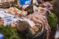 Fishmonger's display Royalty Free Stock Photo