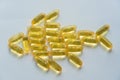 Fishoil capsule Royalty Free Stock Photo