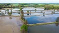 Fishponds in Silesia region of Poland