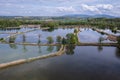 Fishponds in Silesia region of Poland