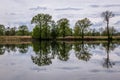 Fishponds in Silesia region of Poland