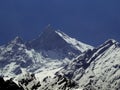 Fishtail Mountain- 6993m Royalty Free Stock Photo