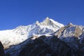 Fishtail peak in Nepal Royalty Free Stock Photo