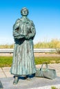 Fishwife monument in Nairn, Scotland