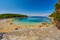 Fiskardo Foki Beach Bay Royalty Free Stock Photo