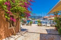 Fiskardo village and harbor in Kefalonia Ionian island, Greece