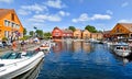 Fiskebrygga district in Kristiansand, Norway