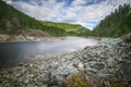 Fiskumfossen in North Norway