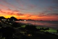 Fisrt sunset in Rio Royalty Free Stock Photo