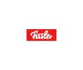 Fissler logo editorial illustrative on white background