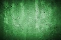 Fissured concrete wall green