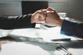 Fist Bump businessman teamwork concept office Royalty Free Stock Photo