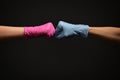 Fist bumps spread fewer germs than handshakes
