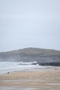 Fistral beach, Newquay, Cornwall, UK Royalty Free Stock Photo