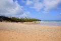 Fistral beach Newquay North Cornwall uk blue sky Royalty Free Stock Photo