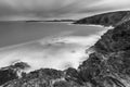 Fistral Beach view from Pentire Point, North Cornwall