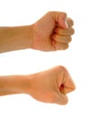 Fists Royalty Free Stock Photo