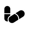 pill icon Royalty Free Stock Photo