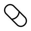 pill icon Royalty Free Stock Photo