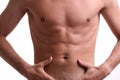 Fit muscular male torso Royalty Free Stock Photo