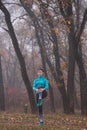 Fit woman athlete doing stretches female runner Royalty Free Stock Photo