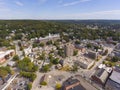 Fitchburg city aerial view, Fitchburg, Massachusetts, USA