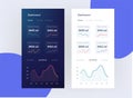 Fitness app. Ui ux design. Web design and mobile template. Infographic on benefits of healthy lifestyle Royalty Free Stock Photo